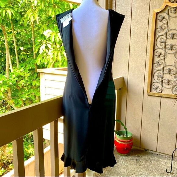 DAYMOR COUTURE JET BLACK TWO PIECE / SHORT SLEEVE LBD & TAILORED JACKET 4 - Picture 12 of 16